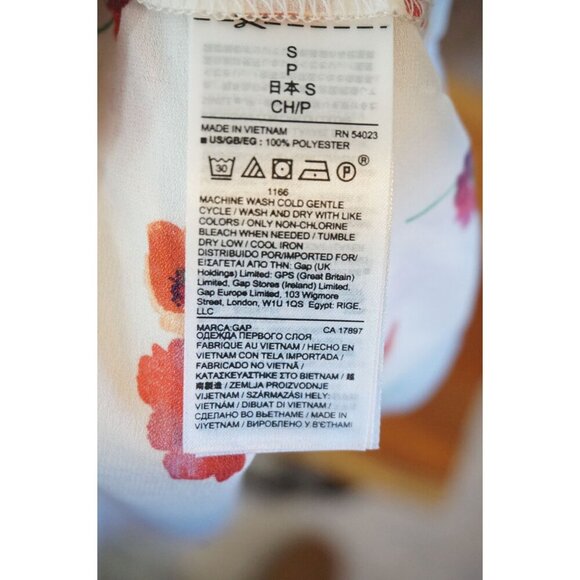 Gap Women's Floral Long-Sleeve Zen Top, Size S - Picture 14 of 15